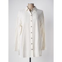 SITA MURT - Tunique manches longues beige en viscose - Femme - Taille 40 - Modz