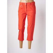 ZERRES - Pantacourt orange en coton - Femme - Taille 40 - Modz