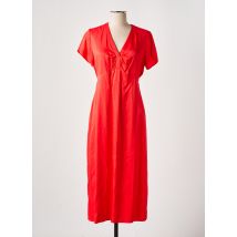 ANGE - Robe longue rouge en viscose - Femme - Taille 38 - Modz