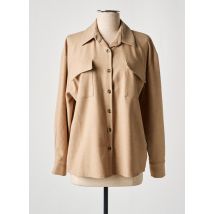 SCARLET ROOS - Veste chic beige en coton - Femme - Taille TU - Modz