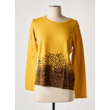 SOIE POUR SOI - Pull jaune en coton - Femme - Taille 36 - Modz