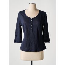 J & W - Top bleu en lin - Femme - Taille 36 - Modz