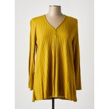 KAKIE - Pull jaune en viscose - Femme - Taille 48 - Modz