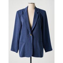 SCARLET ROOS - Blazer bleu en polyester - Femme - Taille 38 - Modz