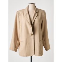 SCARLET ROOS - Blazer beige en polyester - Femme - Taille 36 - Modz