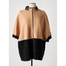 MARINA V - Veste casual beige en viscose - Femme - Taille 36 - Modz