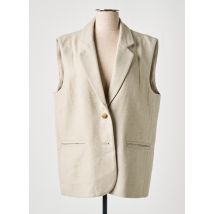 BELLA JONES - Blazer beige en polyester - Femme - Taille 40 - Modz