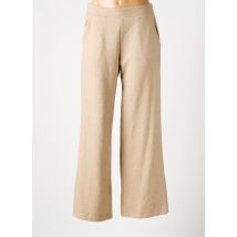SCARLET ROOS - Pantalon flare beige en polyester - Femme - Taille 38 - Modz