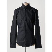 SEIDEN STICKER - Chemise manches longues noir en coton - Homme - Taille S - Modz