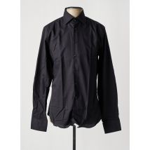 SEIDEN STICKER - Chemise manches longues noir en coton - Homme - Taille S - Modz