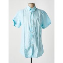 BARBOUR - Chemise manches courtes bleu en coton - Homme - Taille M - Modz