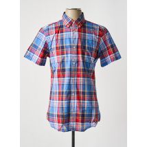 BARBOUR - Chemise manches courtes bleu en coton - Homme - Taille M - Modz