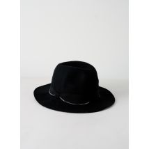 SERGIO RENATO - Chapeau noir en laine - Femme - Taille TU - Modz