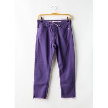 PLEASE - Pantacourt violet en coton - Femme - Taille 36 - Modz