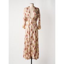DIXIE - Robe longue beige en viscose - Femme - Taille 38 - Modz