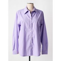 LA PETITE FRANCAISE - Chemisier violet en coton - Femme - Taille 34 - Modz