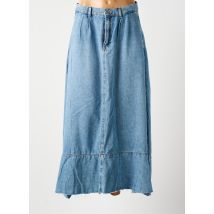 DIXIE - Jupe longue bleu en coton - Femme - Taille 34 - Modz
