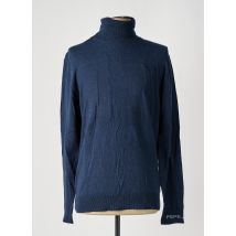 PEPE JEANS - Pull col roulé bleu en coton - Homme - Taille S - Modz