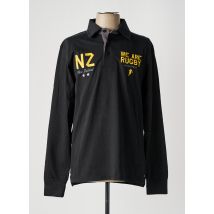 RUCKFIELD - Polo noir en coton - Homme - Taille M - Modz