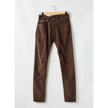 PEPE JEANS - Pantalon slim marron en coton - Homme - Taille TU - Modz