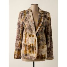 PLEASE - Blazer marron en polyester - Femme - Taille 42 - Modz