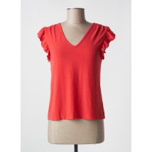 COMPAÑIA FANTASTICA - Top rouge en polyester - Femme - Taille 34 - Modz