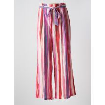 BY ONE - Pantalon large orange en polyester - Femme - Taille 42 - Modz