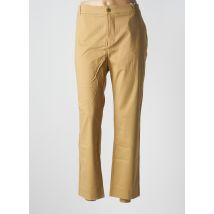 CINDY.H - Pantalon 7/8 marron en coton - Femme - Taille 46 - Modz