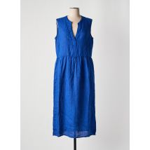 LA FEE MARABOUTEE - Robe pull bleu en lin - Femme - Taille 40 - Modz