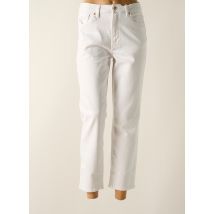 FRACOMINA - Jean coupe Mom blanc en coton - Femme - Taille W28 - Modz