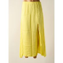 LE SUN - Jupe mi-longue jaune en polyester - Femme - Taille 34 - Modz