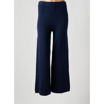 C.VALENTYNE - Pantalon droit bleu en viscose - Femme - Taille TU - Modz