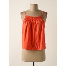CREAM - Top orange en viscose - Femme - Taille 36 - Modz
