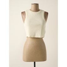 ONLY - Débardeur beige en coton - Femme - Taille 34 - Modz