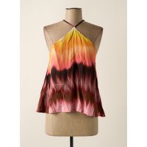 LE SUN - Top orange en viscose - Femme - Taille 34 - Modz