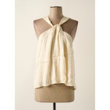 GRACE & MILA - Top beige en polyester - Femme - Taille 38 - Modz