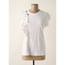 RELISH - T-shirt blanc en coton - Femme - Taille 38 - Modz