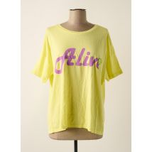 ONE TEE - T-shirt jaune en modal - Femme - Taille 36 - Modz