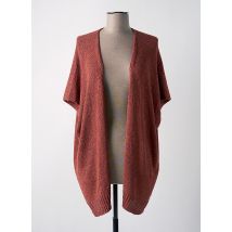 CREAM - Gilet manches courtes orange en acrylique - Femme - Taille TU - Modz