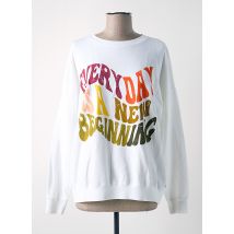 ONE TEE - Sweat-shirt blanc en coton - Femme - Taille 36 - Modz