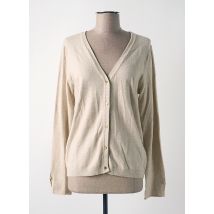 CREAM - Gilet manches longues beige en viscose - Femme - Taille 40 - Modz