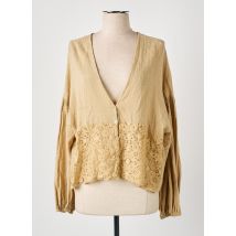 LOKITA - Chemisier beige en coton - Femme - Taille 38 - Modz