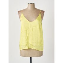 LE SUN - Top jaune en viscose - Femme - Taille 40 - Modz