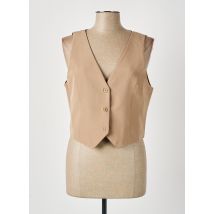 CHIC & JEUNE - Veste chic beige en polyester - Femme - Taille 42 - Modz
