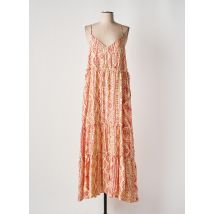 MAISON HOTEL - Robe longue beige en viscose - Femme - Taille 36 - Modz