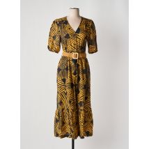 LA PETITE FRANCAISE - Robe longue jaune en coton - Femme - Taille 38 - Modz