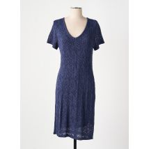 MOLLY BRACKEN - Robe mi-longue bleu en acrylique - Femme - Taille 38 - Modz