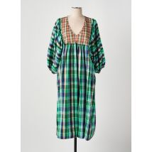 THE CORNER - Robe longue vert en coton - Femme - Taille TU - Modz