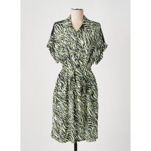 FREEMAN T.PORTER - Robe mi-longue vert en viscose - Femme - Taille 34 - Modz