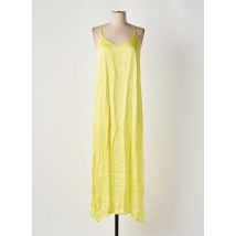 LE SUN - Robe longue jaune en viscose - Femme - Taille 40 - Modz